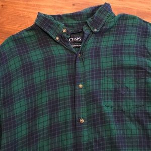 Chaps flannel button down